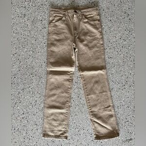 Wrangler Men Jeans Straight Tan Khaki 30x32 Cowboy